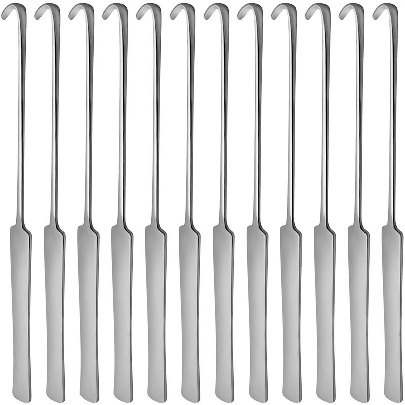 DEXSUR Veterinary Spay Snook Hook, 8 inches, Stainless Steel (12 pcs.) - Image 1